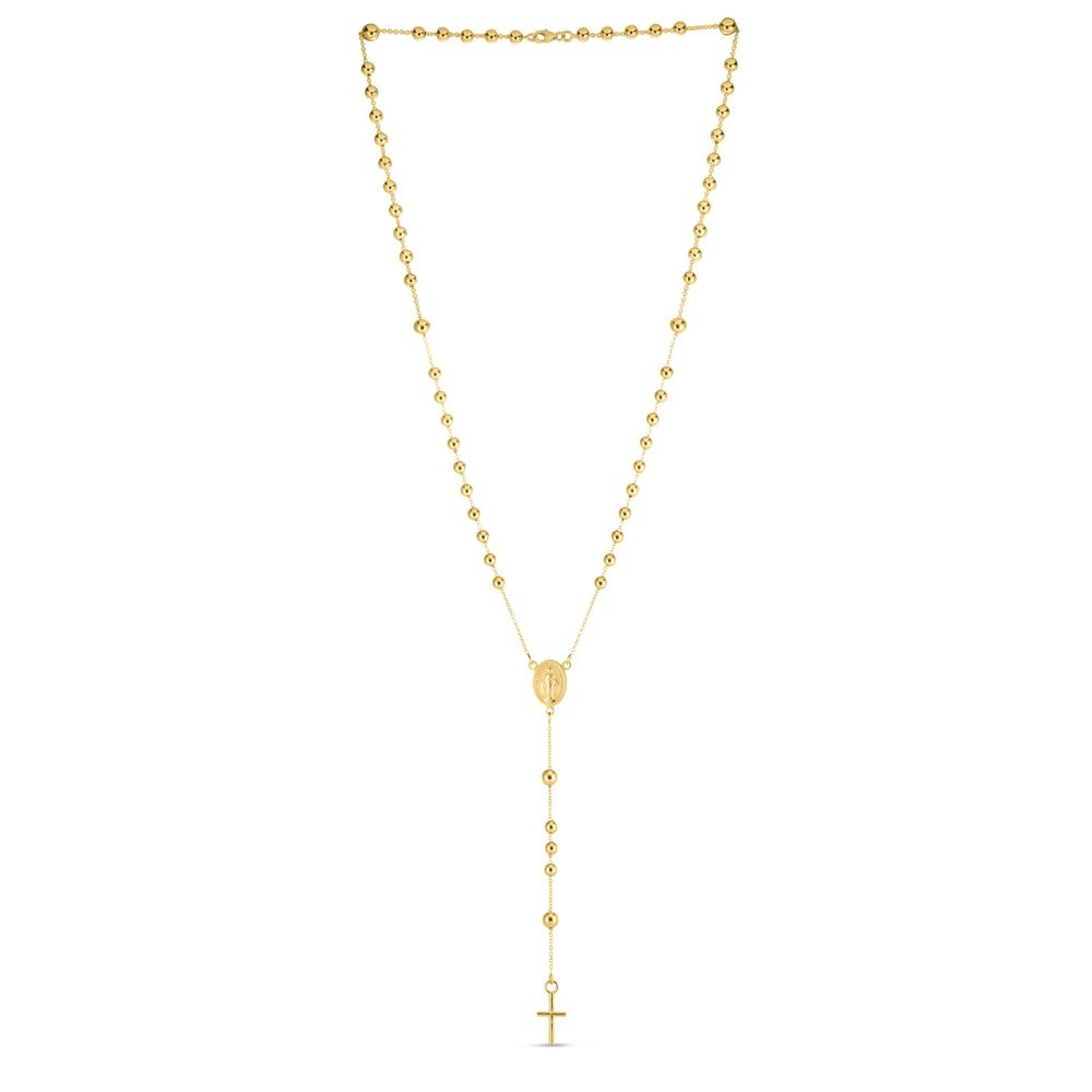 14K Yellow Gold Rosary Necklace - Grocery