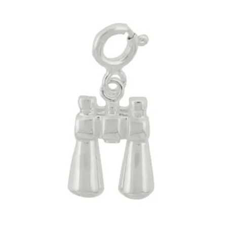 Sterling Silver Binoculars Charm - Grocery