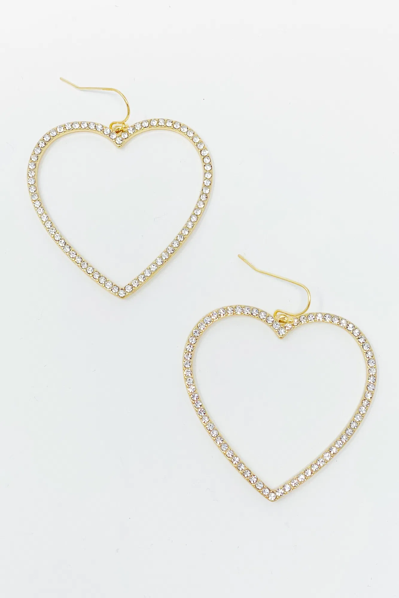 My Precious Heart Earrings, Gold - Grocery