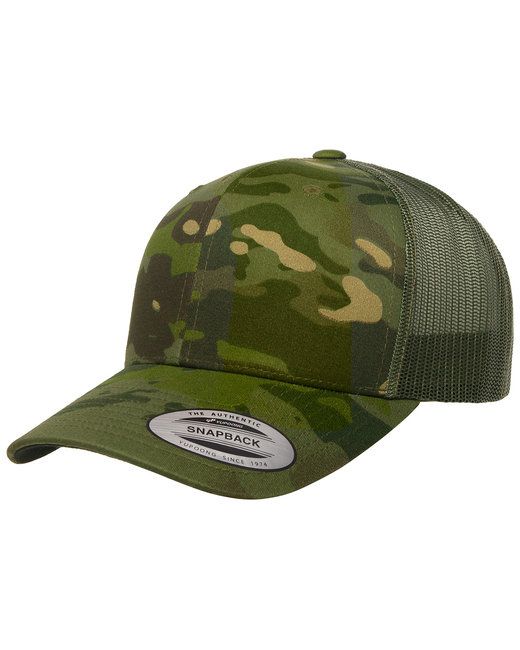 YP Classics® Retro Trucker Multicam® Snapback - MULTICAM - OS - Grocery