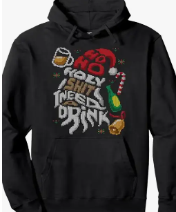 Men's Printed Hoodie - Grocery