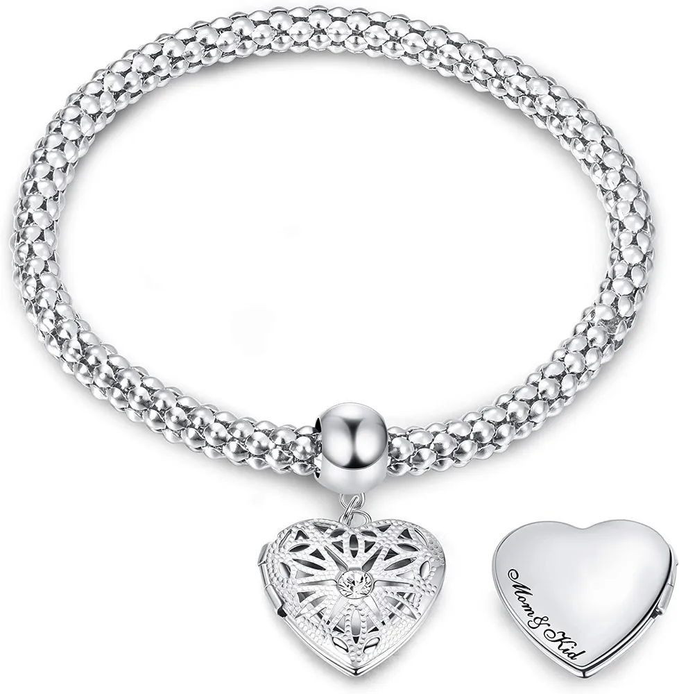 Charm Bracelets for Women Mom Daughter Bracelets Jewelry - Grocery