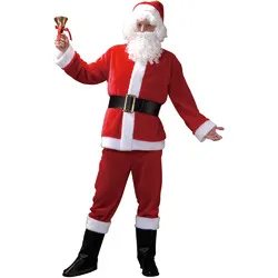Santa Claus Adult Costume, L - Grocery