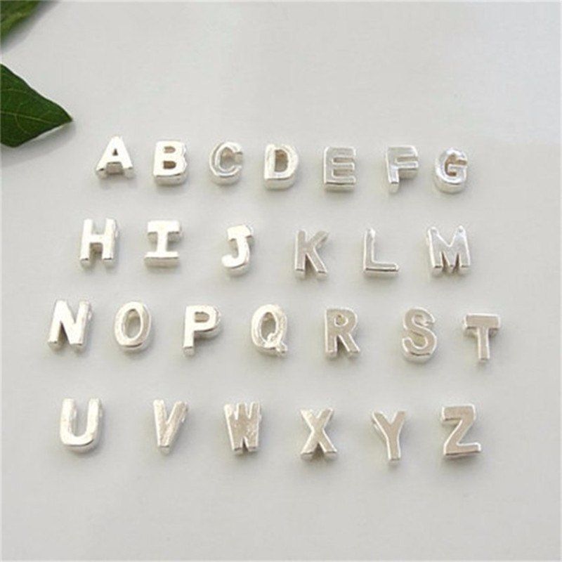 Peach Heart Shaped Letter Necklace Clavicle Chain Necklace - Grocery