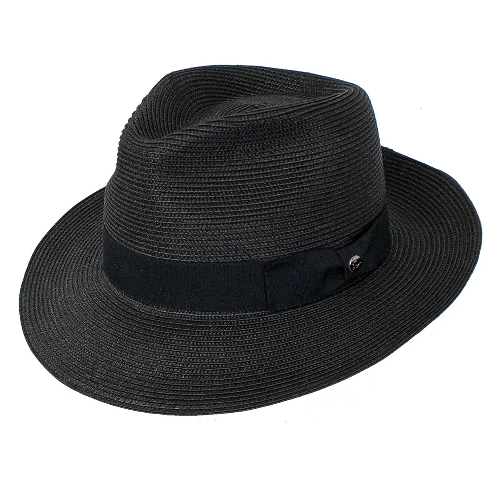 Andrew Fiber Fedora Hat - Grocery