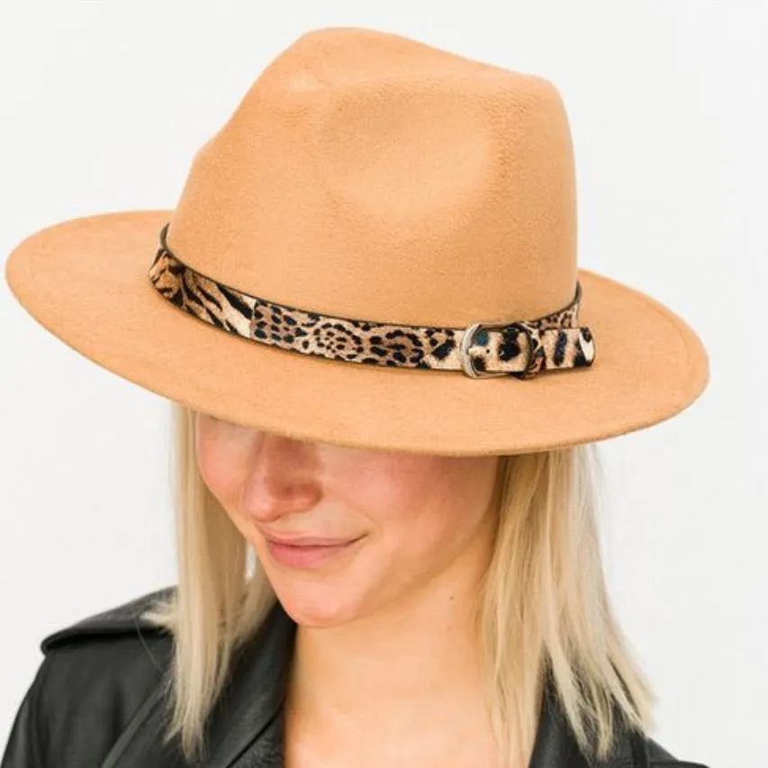 Leopard Band Fedora Hat - Grocery