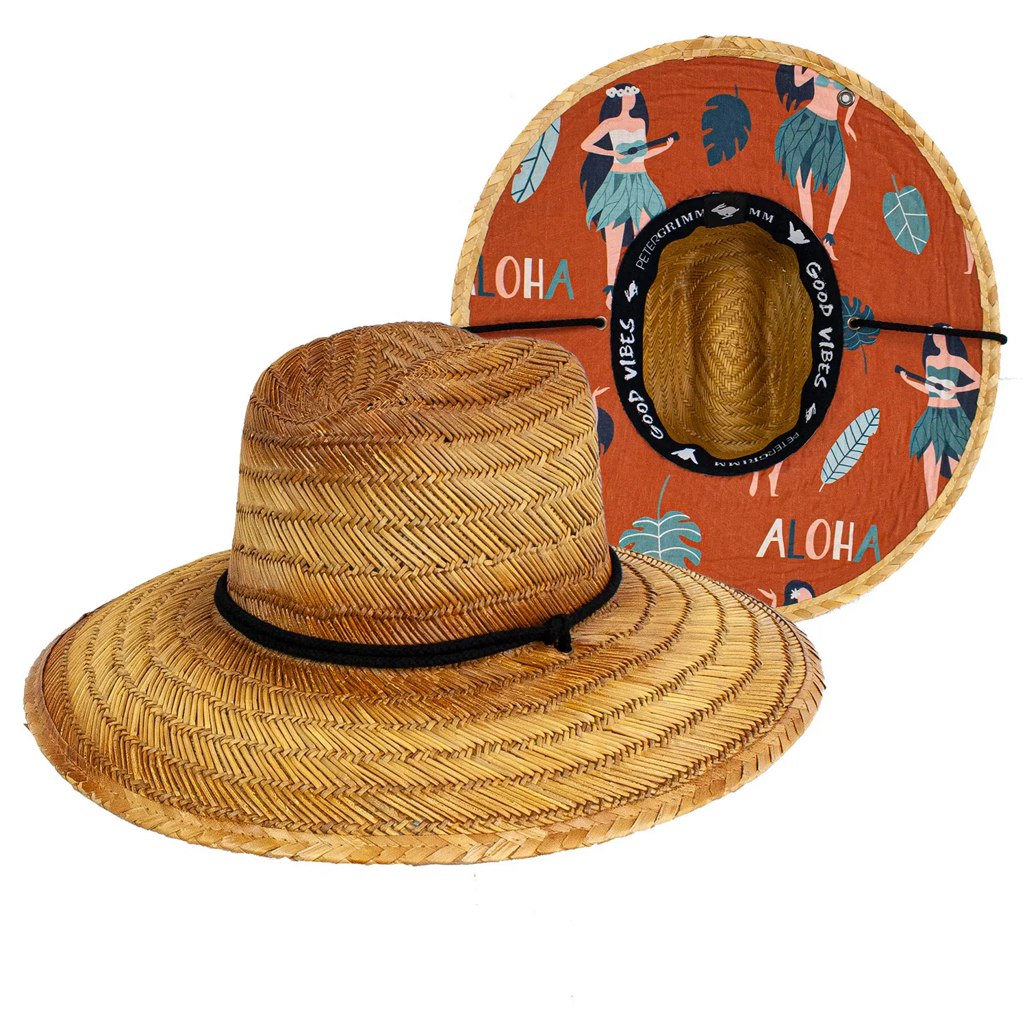 Ballerina Straw Lifeguard Hat - Grocery