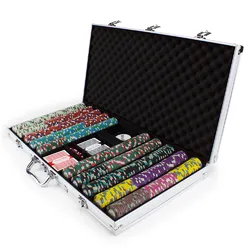750ct Claysmith Gaming Monaco Club Chip Set in Aluminum - Grocery