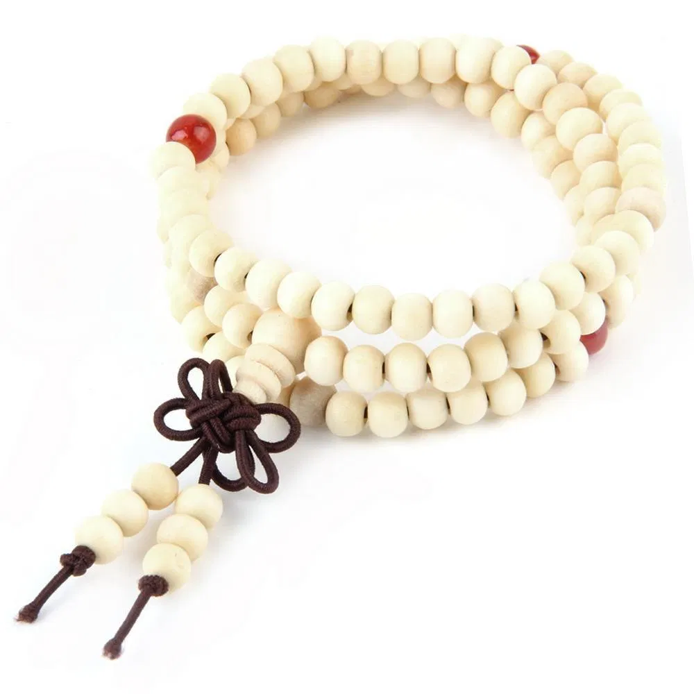 6mm Natural Sandalwood Buddhist Buddha Meditation 108 beads - Grocery