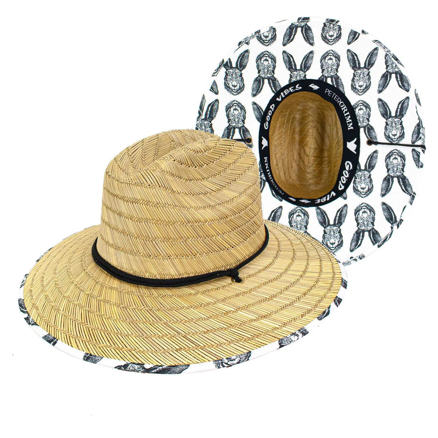 Rabbit Straw Lifeguard Hat - Grocery