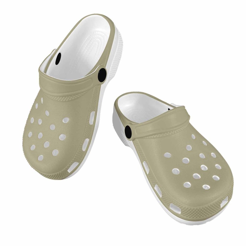 Dark Sage Green Clogs For Youth - Grocery