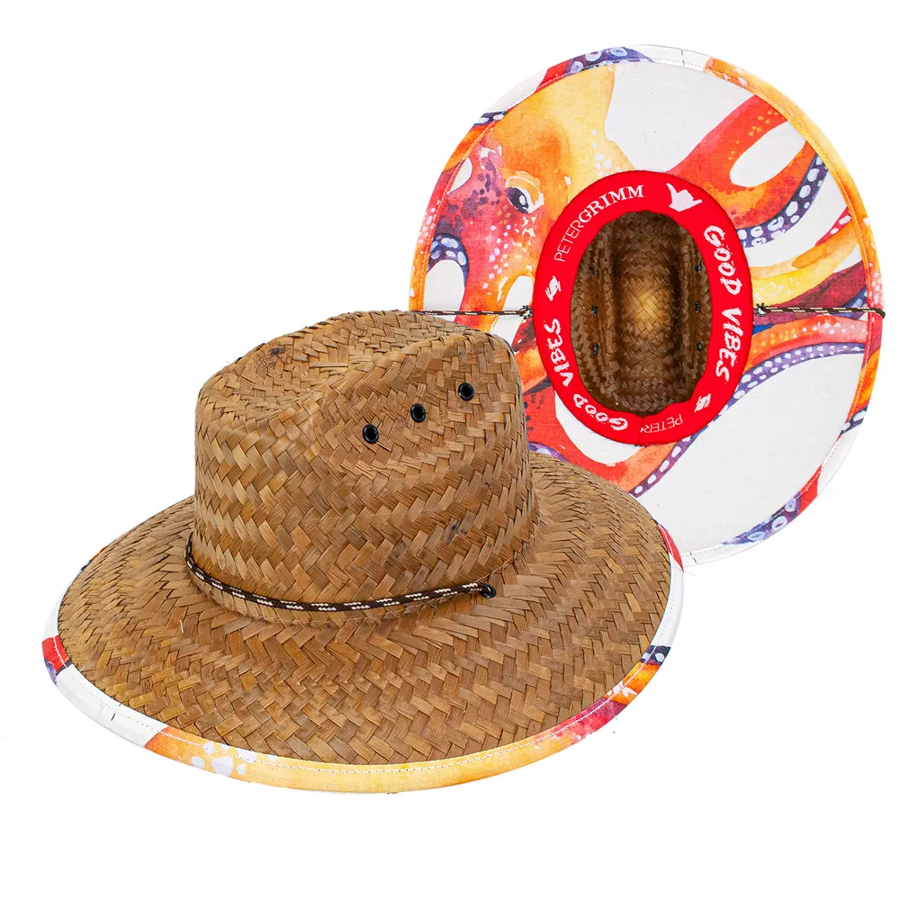 Octopus Junior Straw Lifeguard Hat - Grocery