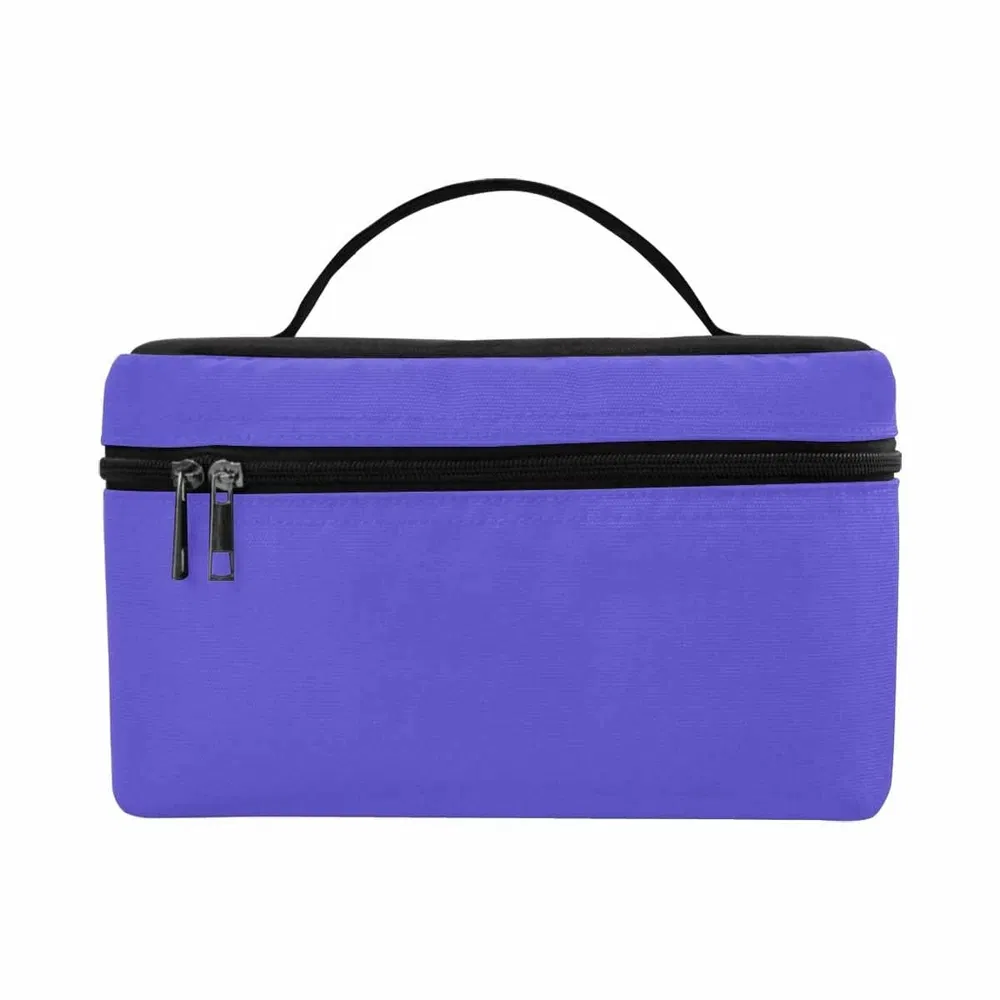 Cosmetic Bag, Blue Iris Travel Case - Grocery