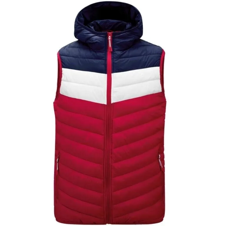 Men's Sleeveless Hooded Cotton Coat - Grocery