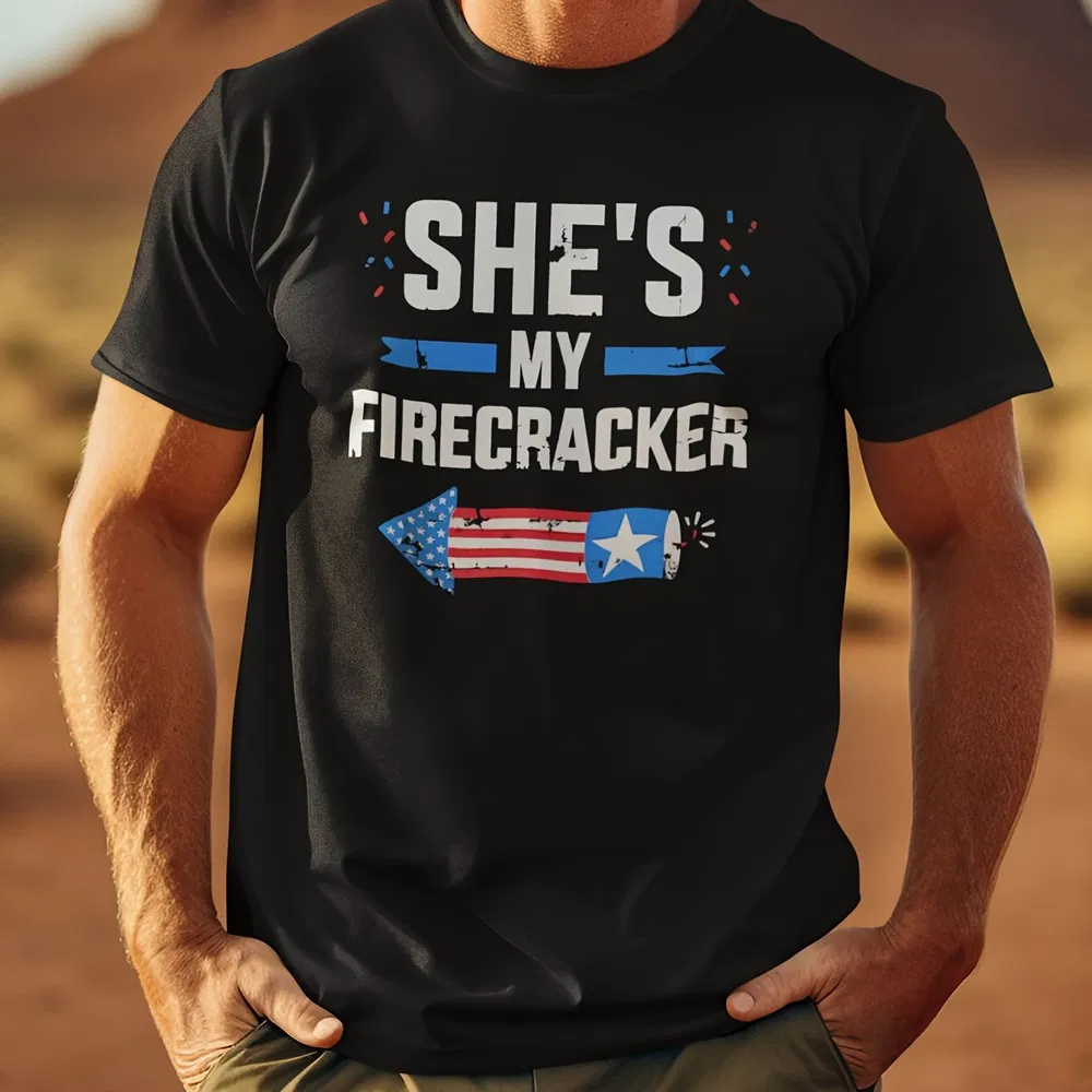 Independence Day Gift - Men's Front Directional Printed Short Sleeve T-shirt - Comfortable And Breathable T-shirt - Summer Casual Fashion Top - Grocery