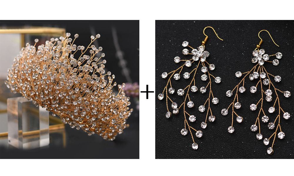 Bridal Crown Tiara Wedding Handmade - Grocery