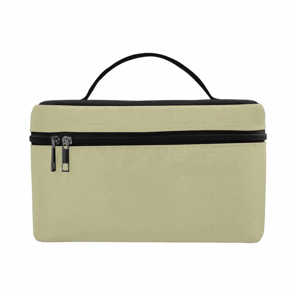 Cosmetic Bag, Sage Green Travel Case - Grocery