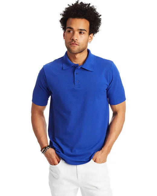 Hanes 055P Men's Pique Polo - Grocery