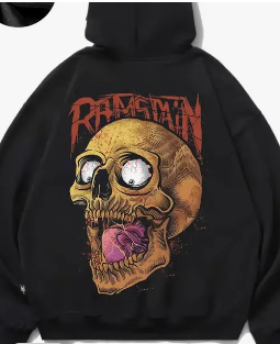 Men's Printed Hoodie - Grocery