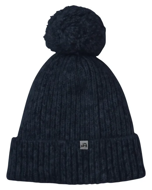 J America 5009JA Swap-a-Pom Knit Hat - Grocery