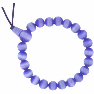 Light Blue Cats Eye Beaded Power Bracelet - Grocery