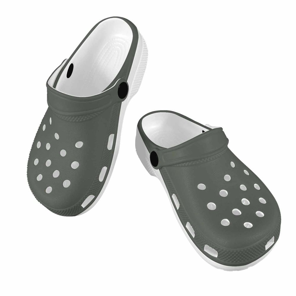 Ebony Black Clogs For Youth - Grocery