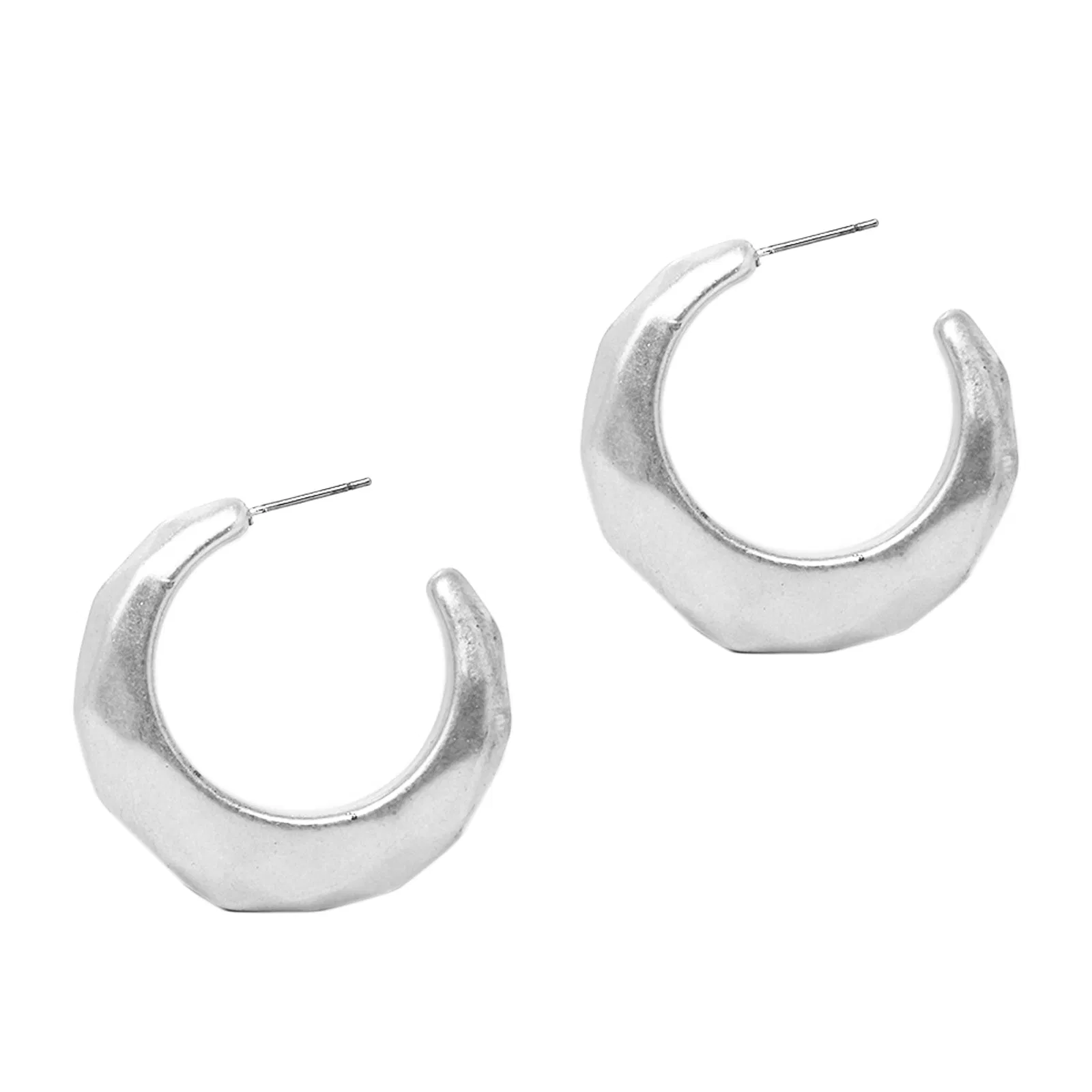 Monroe Faceted Hoop Earrings - Grocery