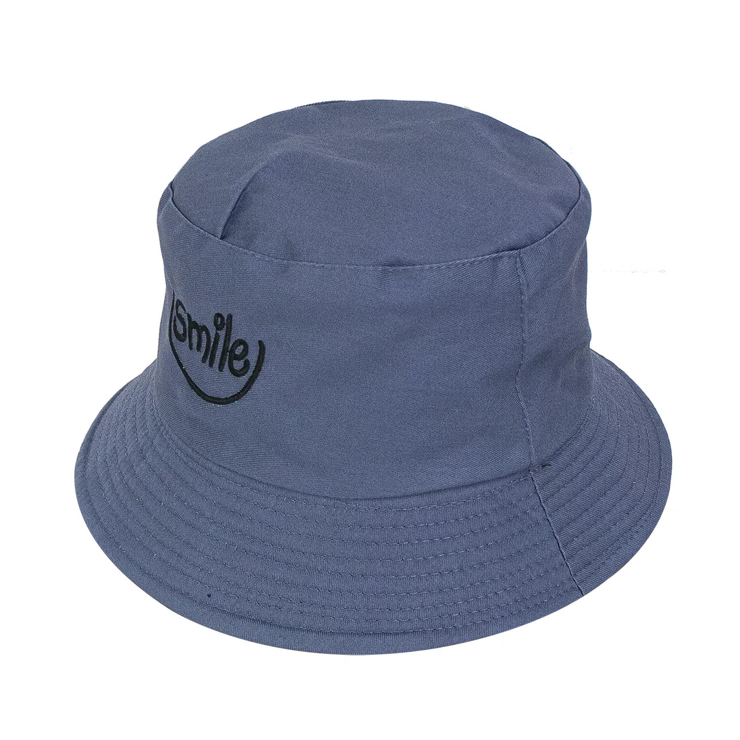 Smile Cotton Reversible Bucket Hat - Grocery