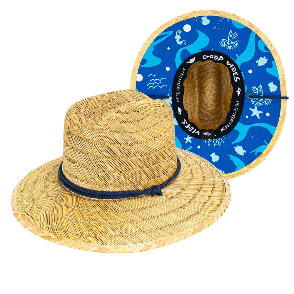 Mermaid Junior Straw Lifeguard Hat - Grocery