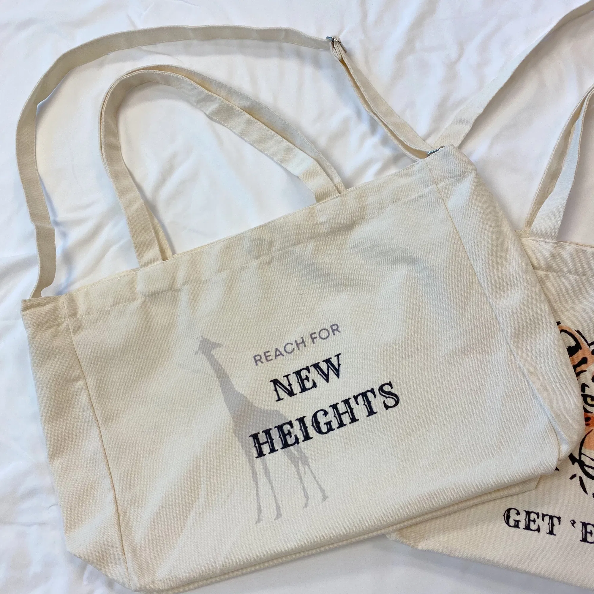 Words To Live By Canvas Tote - Grocery