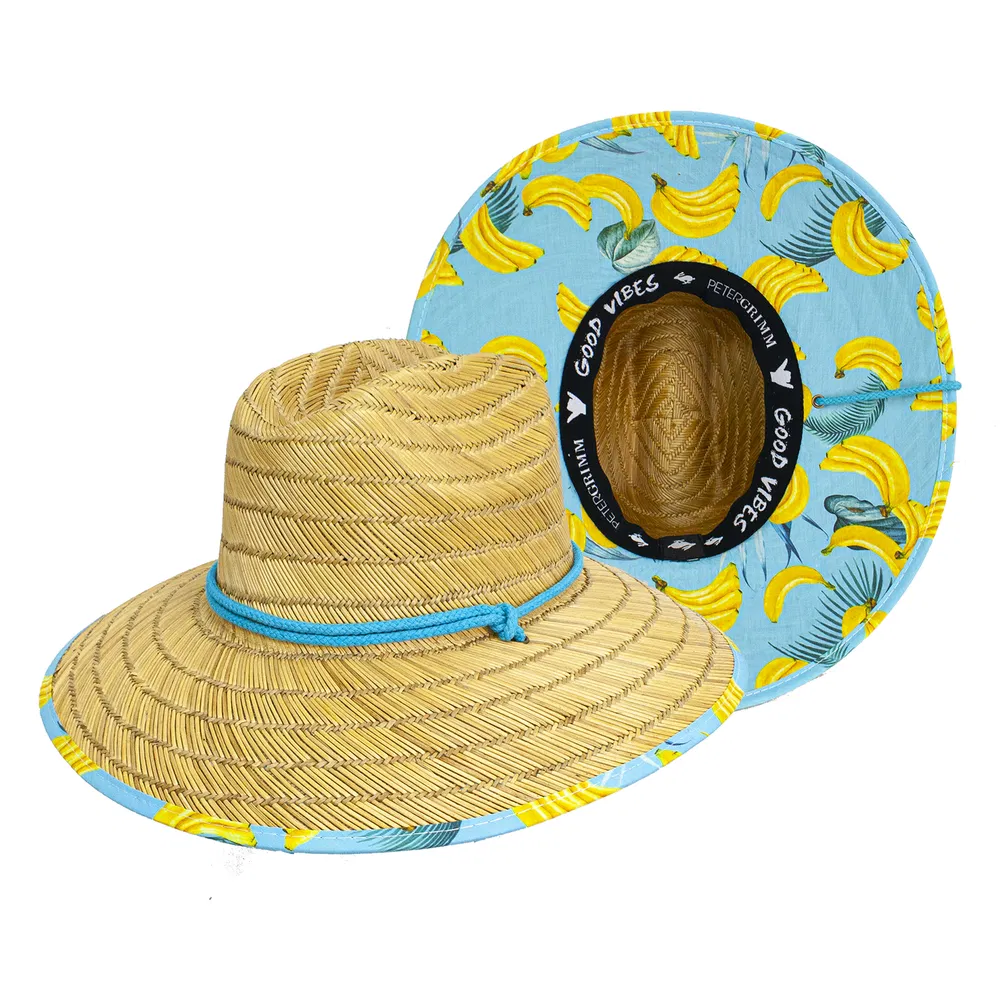 Go Bananas Straw Lifeguard Hat - Grocery