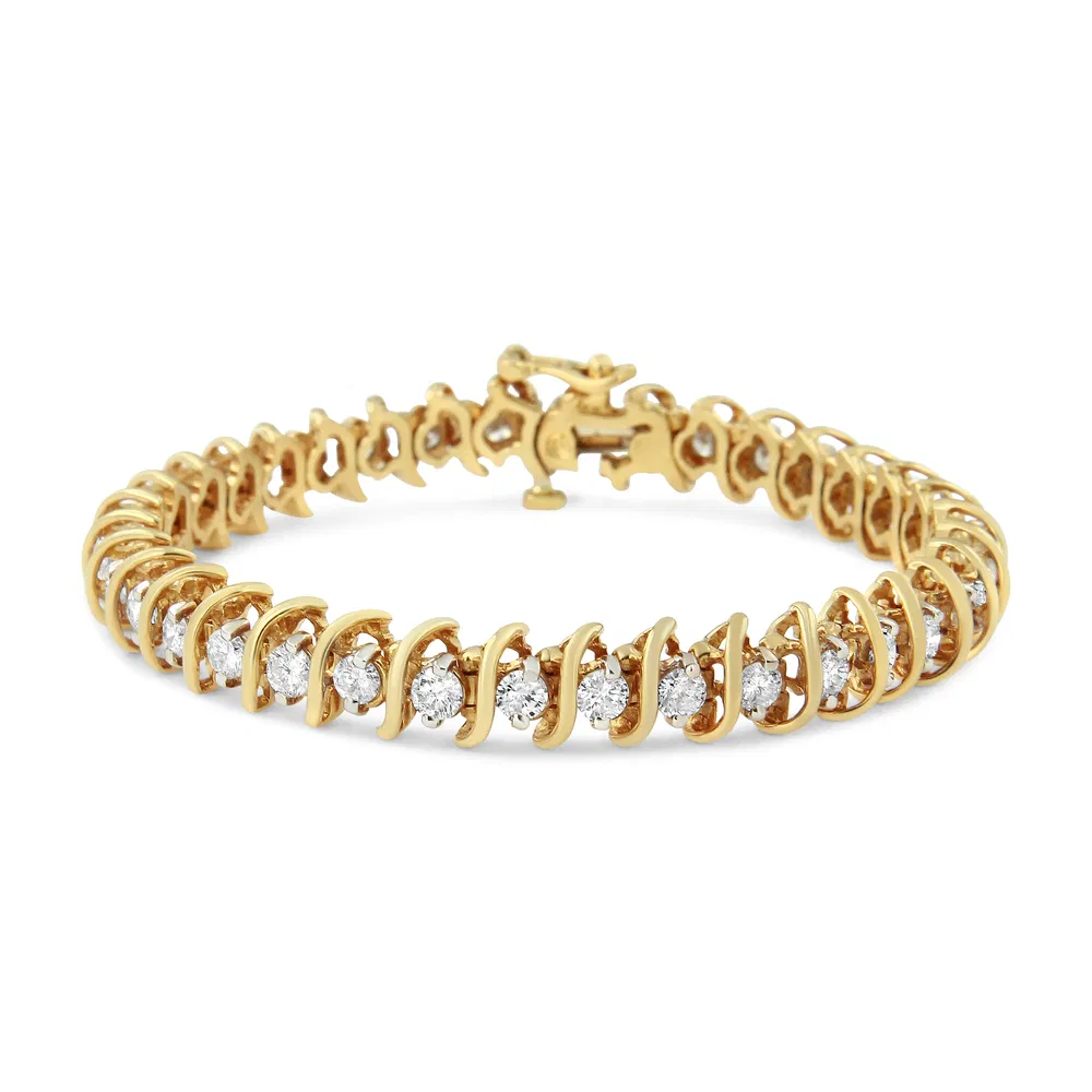AGS Certified 18K Yellow Gold 5.00 Cttw