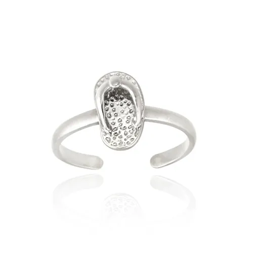 Sterling Silver Flip Flop Toe Ring - Grocery