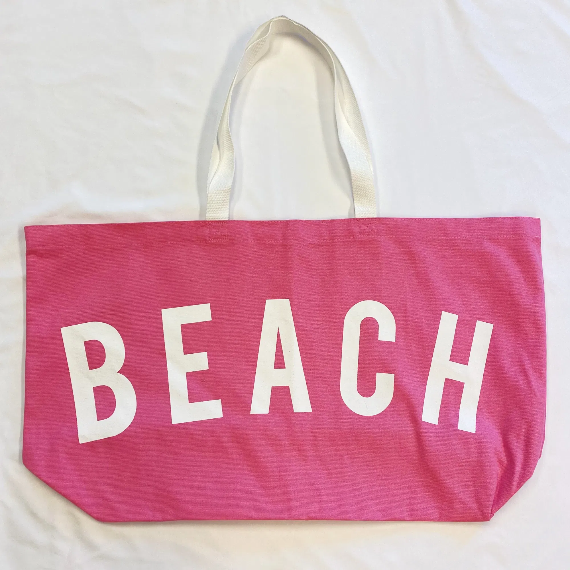 Let's Do Beach Canvas Tote - Grocery