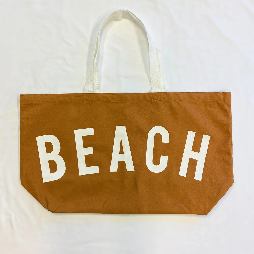 Let's Do Beach Canvas Tote - Grocery