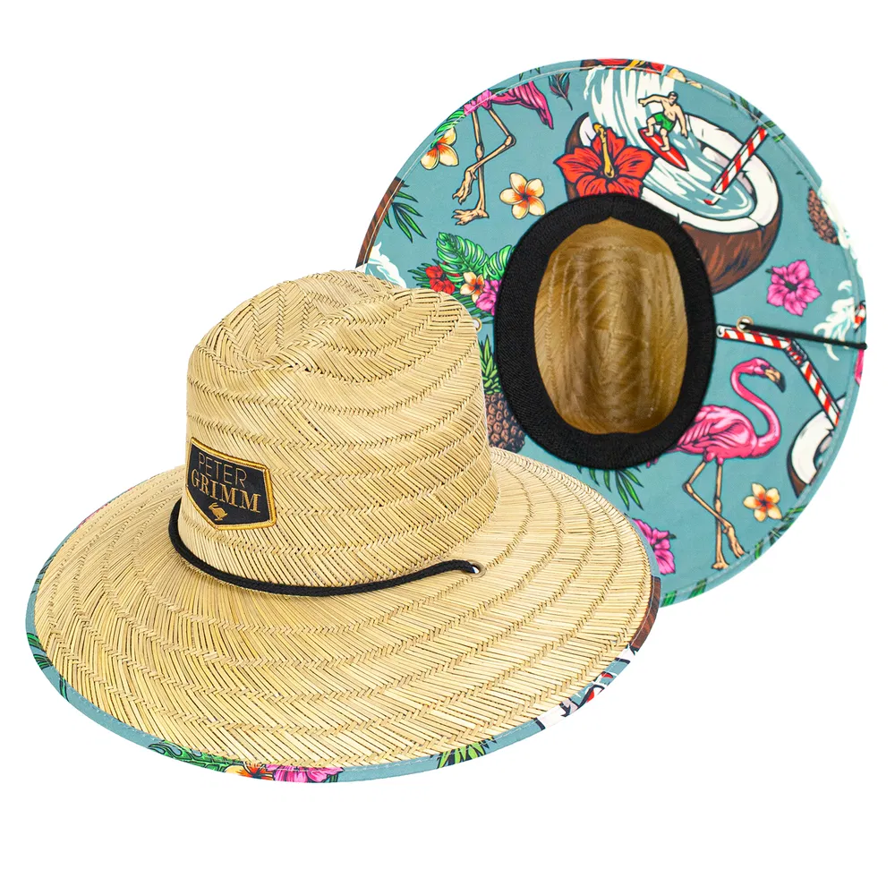 Waikiki Straw Lifeguard Hat - Grocery