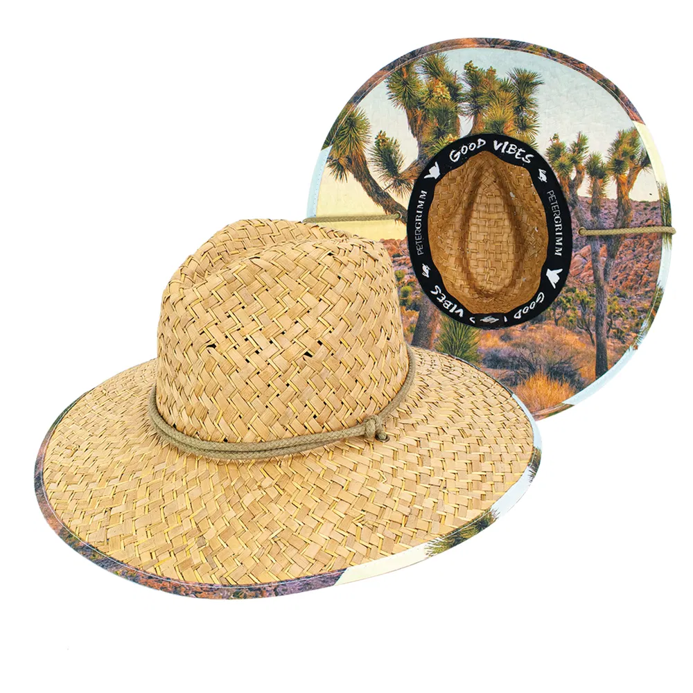 Yucca Straw Lifeguard Hat - Grocery