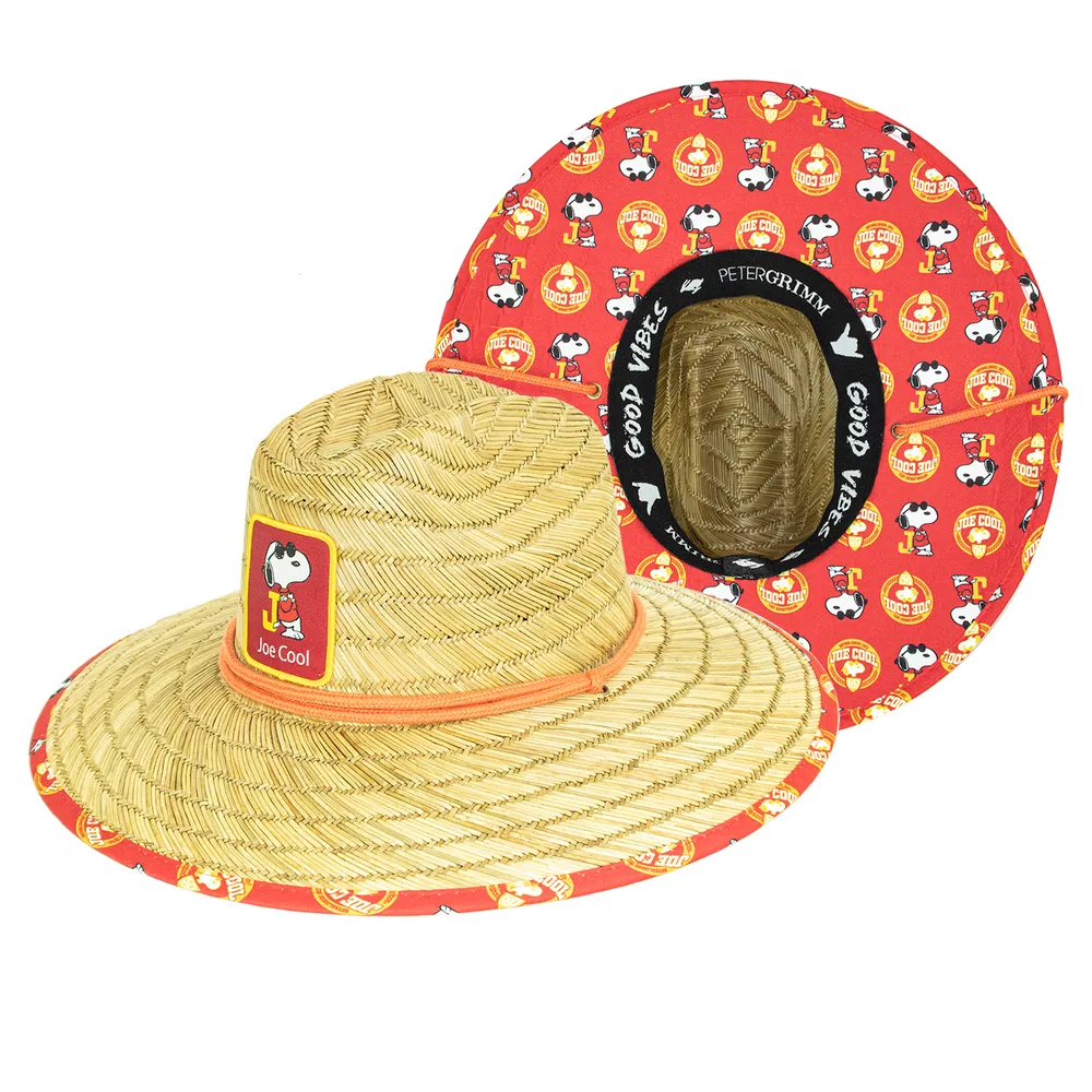 Joe Cool Straw Lifeguard Hat - Grocery