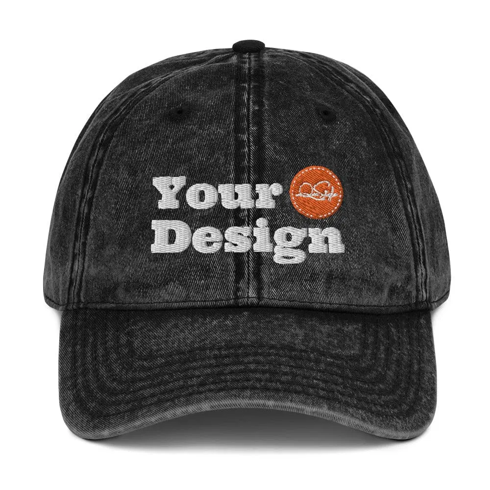 Custom Vintage Cotton Twill Hat - Grocery