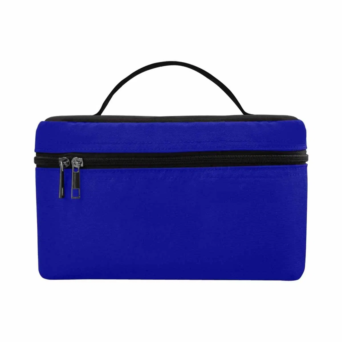 Cosmetic Bag, Dark Blue Travel Case - Grocery
