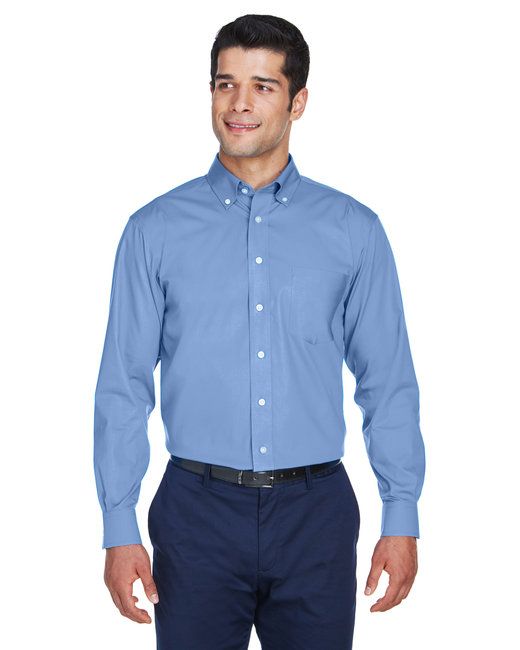 Men's Crown Woven Collection™ Solid Oxford - LIGHT BLUE - S - Grocery
