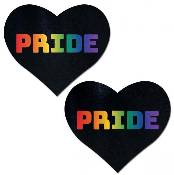 Pastease Rainbow Pride Black Hearts - Grocery