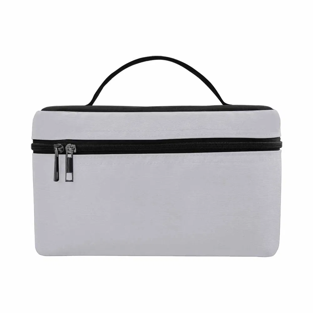 Cosmetic Bag, Slate Gray Travel Case - Grocery