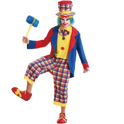 Creepy Clown Adult Costume, XL - Grocery