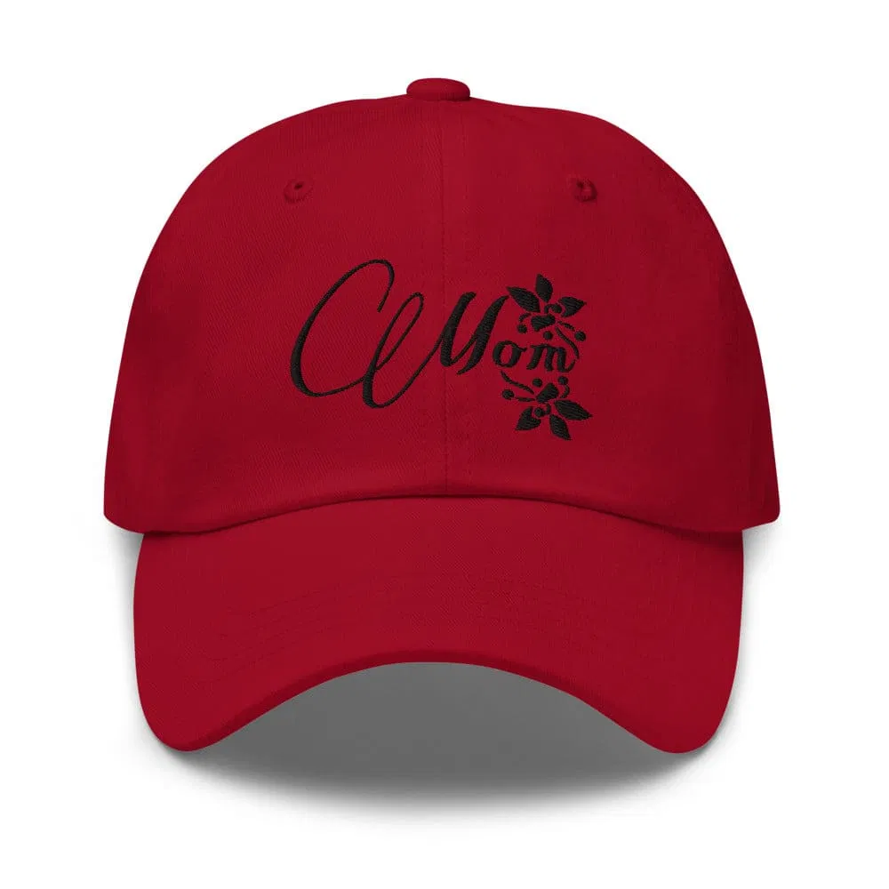 Chino Hat / Mom Embroidered Graphic - Grocery