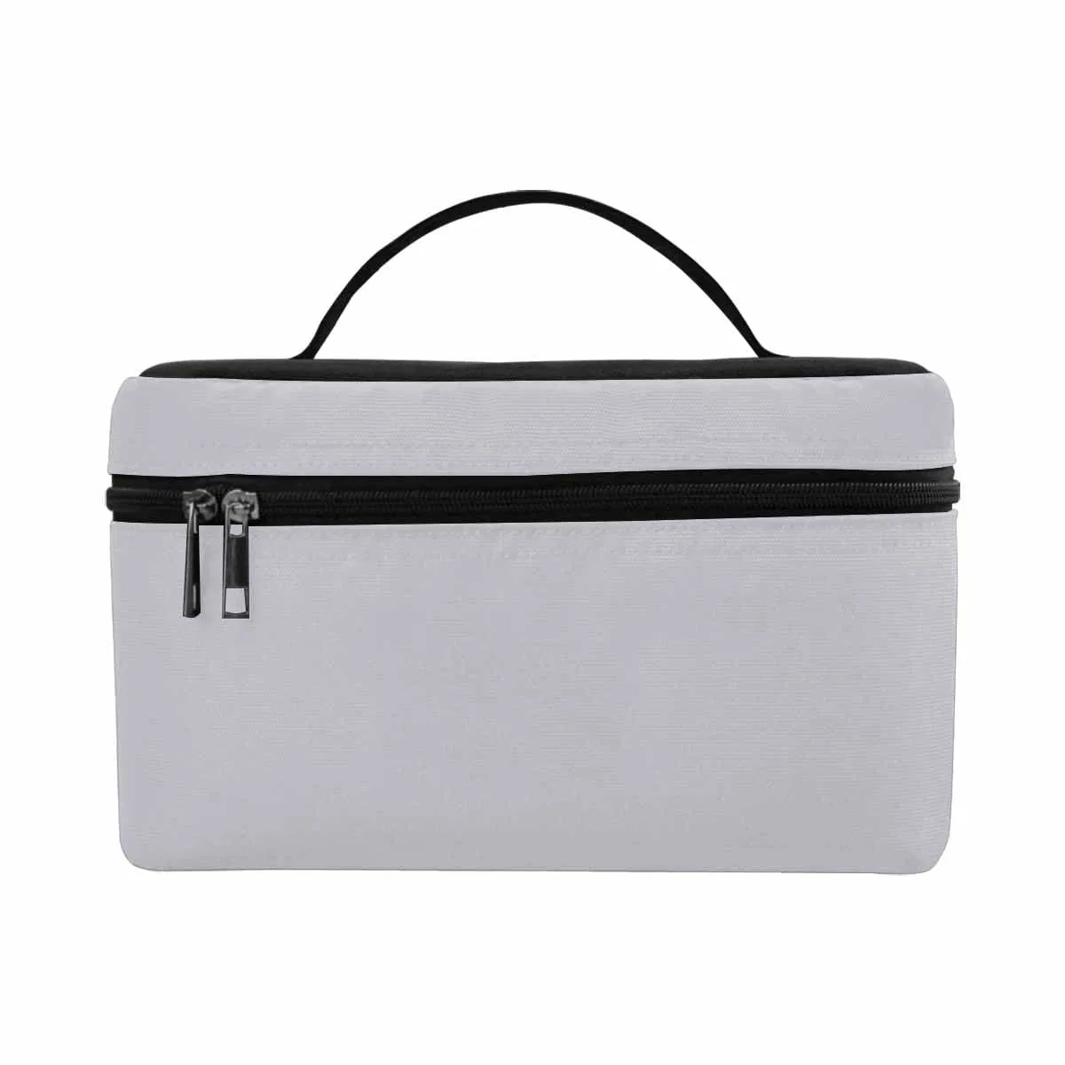 Cosmetic Bag, Slate Gray Travel Case - Grocery
