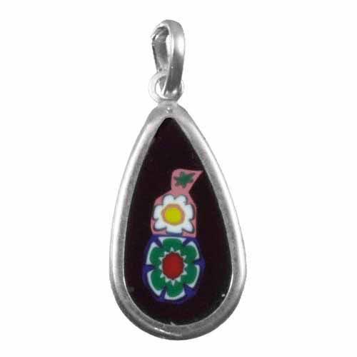 Murano Teardrop Glass Pendant - Grocery