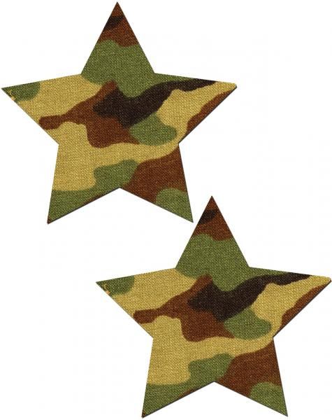 Pastease Camo Star Pasties O/S - Grocery