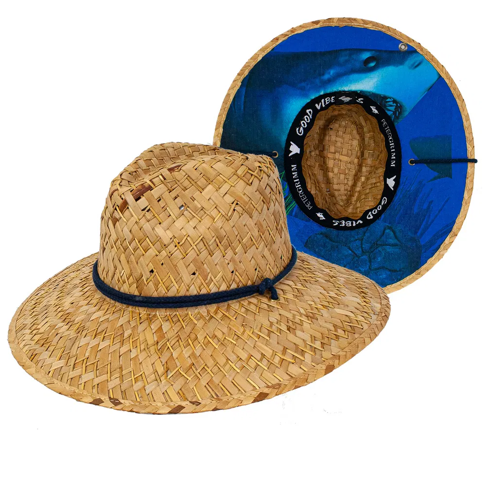 Calder Straw Lifeguard Hat - Grocery