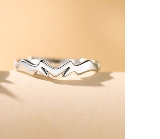 Valentine's Day Gift Fashion Blue Diamond Crown Ring - Grocery